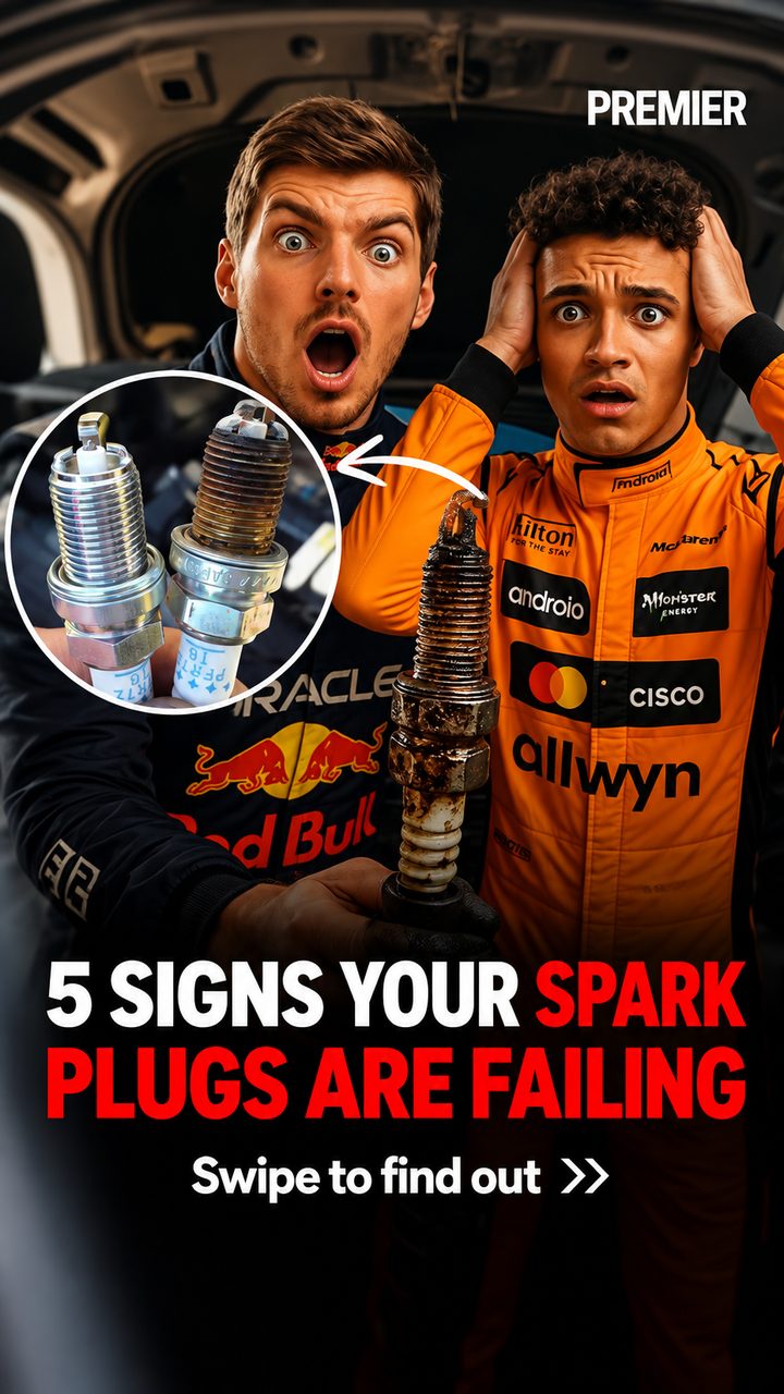 Premier spark plug warning signs carousel creative